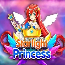 Starlight Princess slot logo by Pragmatic Play at Lucky Max Casino
